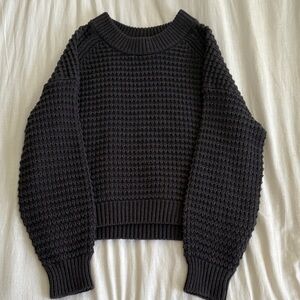 Universal Thread Textured Black Sweater